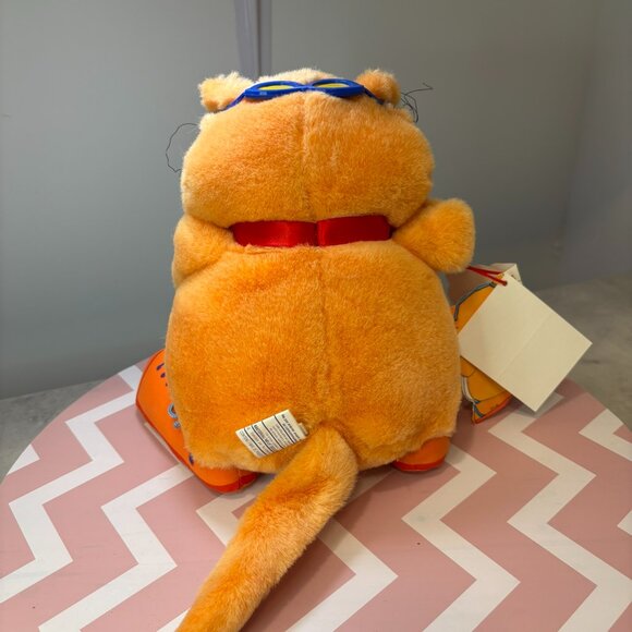 NWT Vintage 1989 Andrew Brownsword "Hot Cat" Plush Toy - Picture 4 of 10